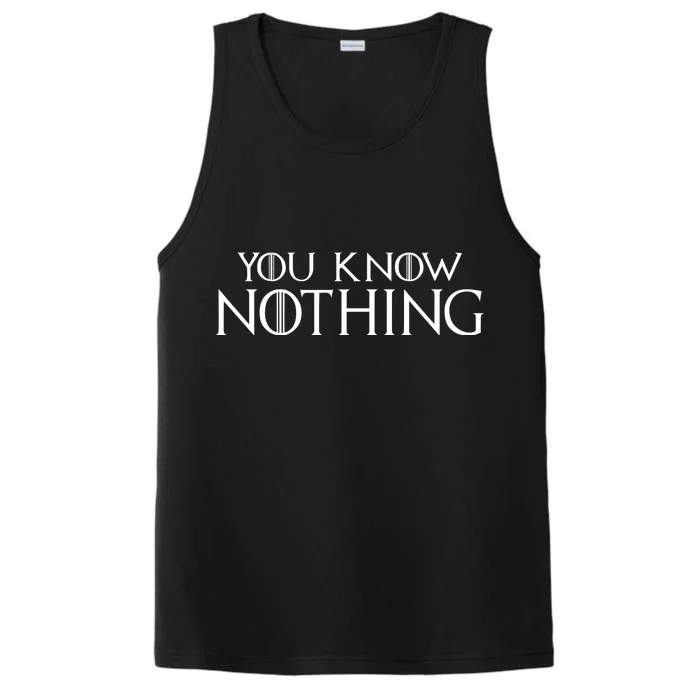 You Know Nothing Performance Tank