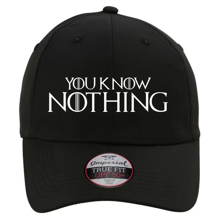 You Know Nothing GOT The Original Performance Cap