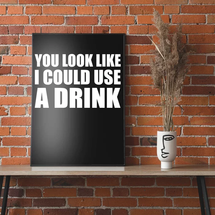 You Look Like I Can Use A Drink Poster