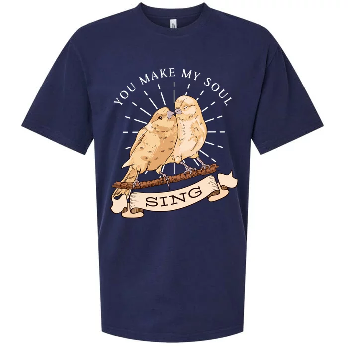 You Make My Soul Sing Bird Sueded Cloud Jersey T-Shirt