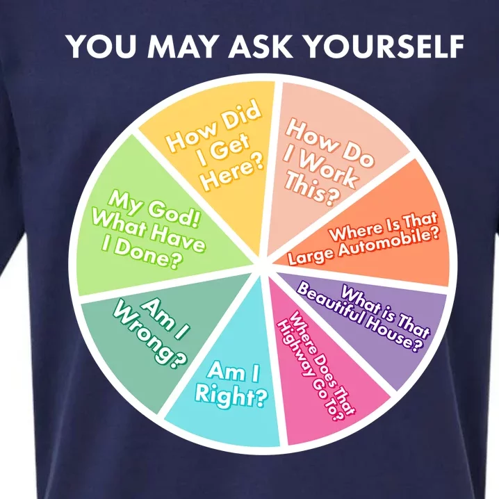 You May Ask Yourself Pie Chart Sueded Cloud Jersey T-Shirt