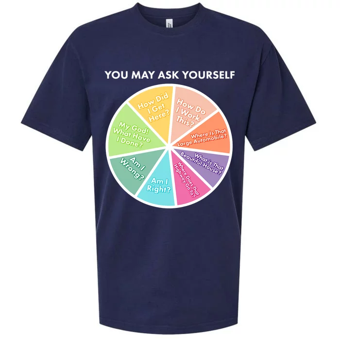 You May Ask Yourself Pie Chart Sueded Cloud Jersey T-Shirt