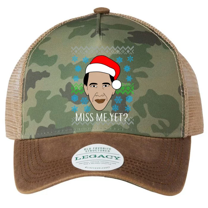 You Miss Me Yet Obama Ugly Christmas Legacy Tie Dye Trucker Hat