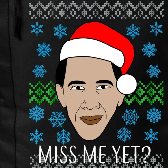 You Miss Me Yet Obama Ugly Christmas Daily Commute Backpack