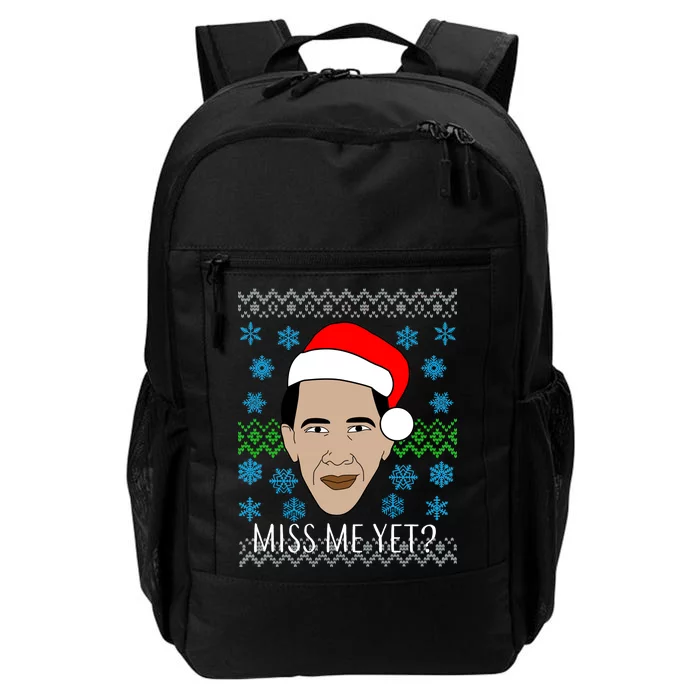 You Miss Me Yet Obama Ugly Christmas Daily Commute Backpack