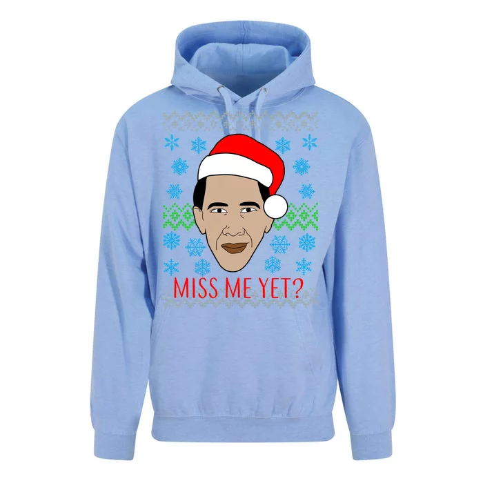 You Miss Me Yet Obama Ugly Christmas Unisex Surf Hoodie