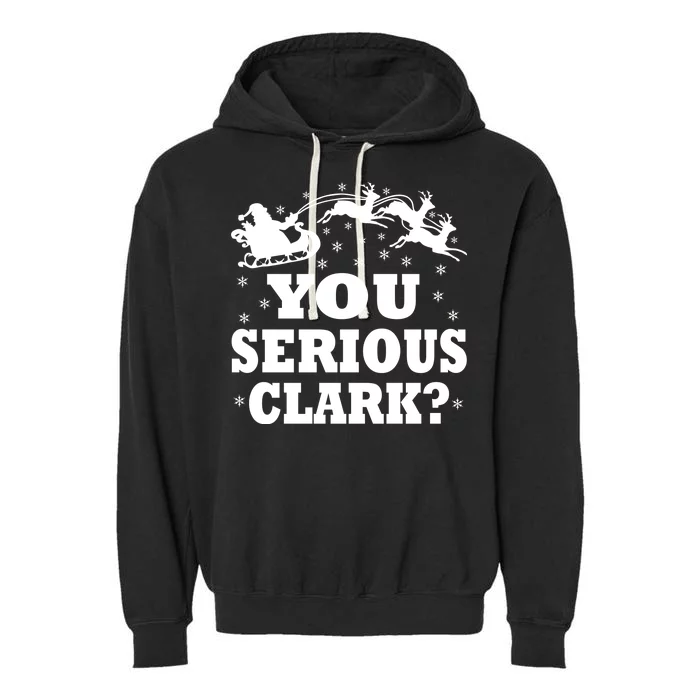 You Serious Clark? Garment-Dyed Fleece Hoodie