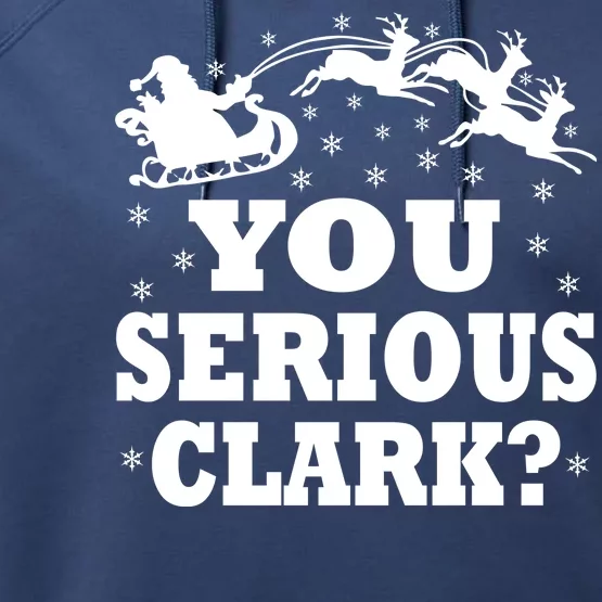 You Serious Clark? Performance Fleece Hoodie