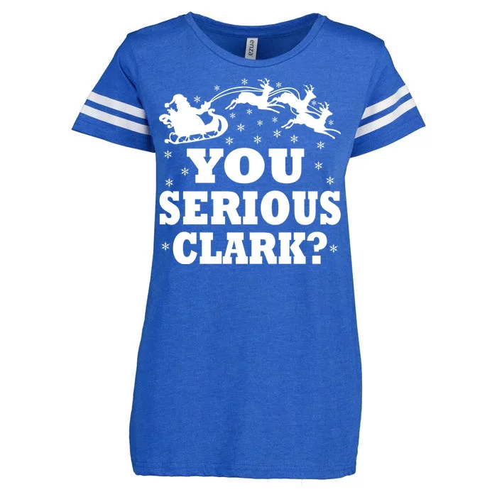 You Serious Clark? Enza Ladies Jersey Football T-Shirt