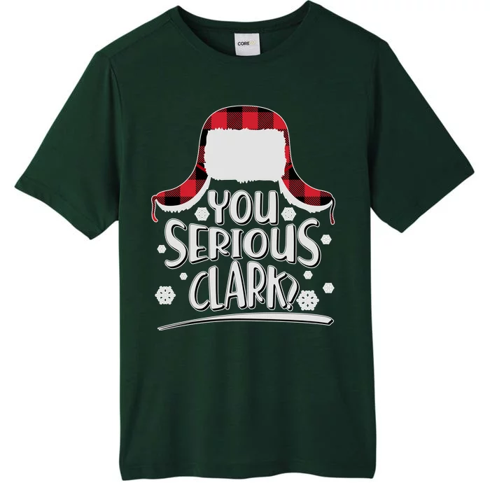 You Serious Clark? Christmas Winter ChromaSoft Performance T-Shirt