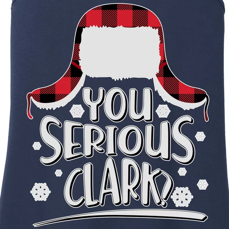 You Serious Clark? Christmas Winter Ladies Essential Tank