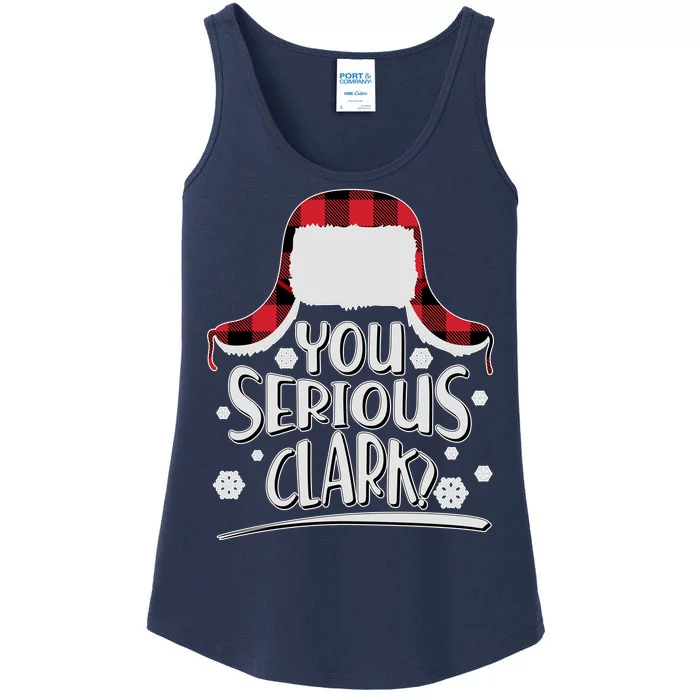 You Serious Clark? Christmas Winter Ladies Essential Tank