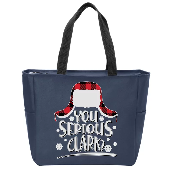 You Serious Clark? Christmas Winter Zip Tote Bag