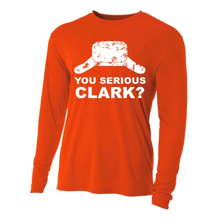 You Serious Clark Winter Hat Distress Cooling Performance Long Sleeve Crew