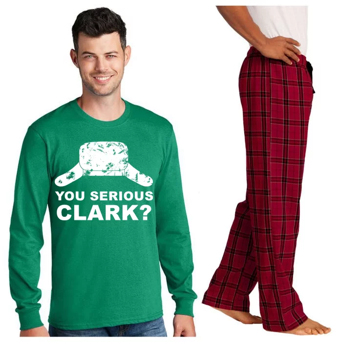 You Serious Clark Winter Hat Distress Long Sleeve Pajama Set