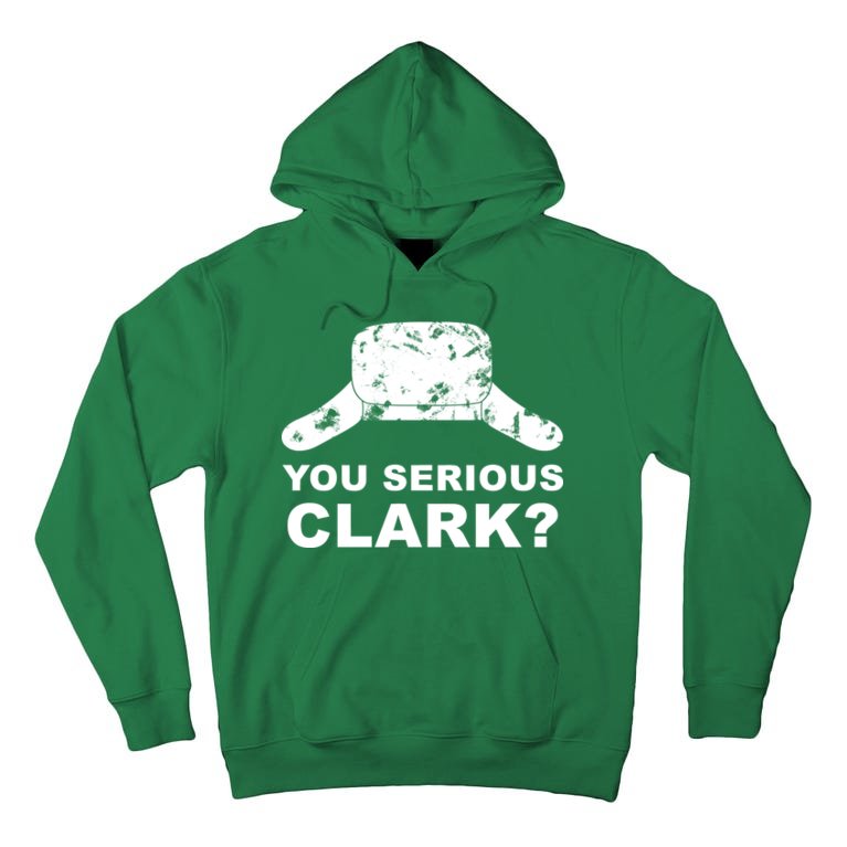 You Serious Clark Winter Hat Distress Tall Hoodie