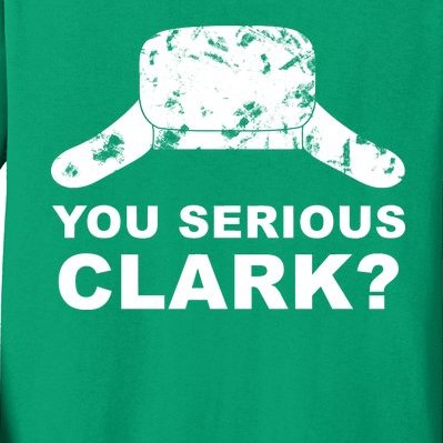 You Serious Clark Winter Hat Distress Kids Long Sleeve Shirt