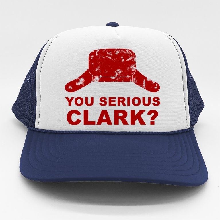 You Serious Clark Winter Hat Distress Trucker Hat