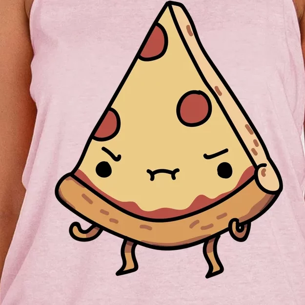 You Wanna Pizza Me? Women's Knotted Racerback Tank