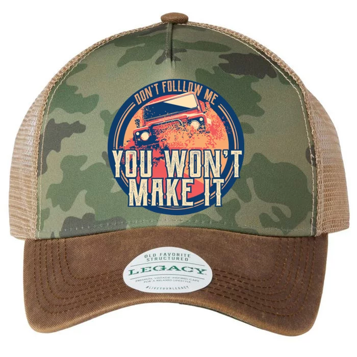 You Won't Make It Off-Roading Legacy Tie Dye Trucker Hat