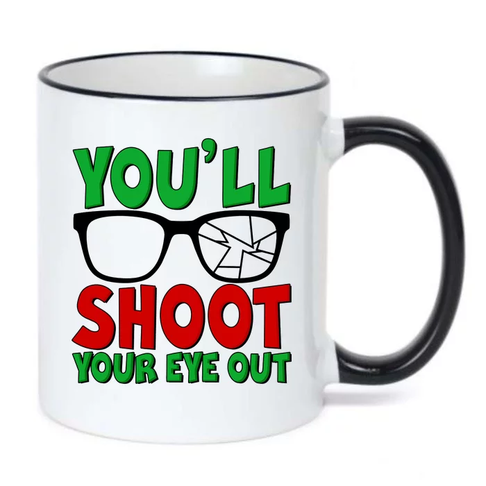 You'll Shoot Your Eye Out Christmas Black Color Changing Mug