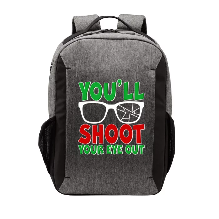 You'll Shoot Your Eye Out Christmas Vector Backpack