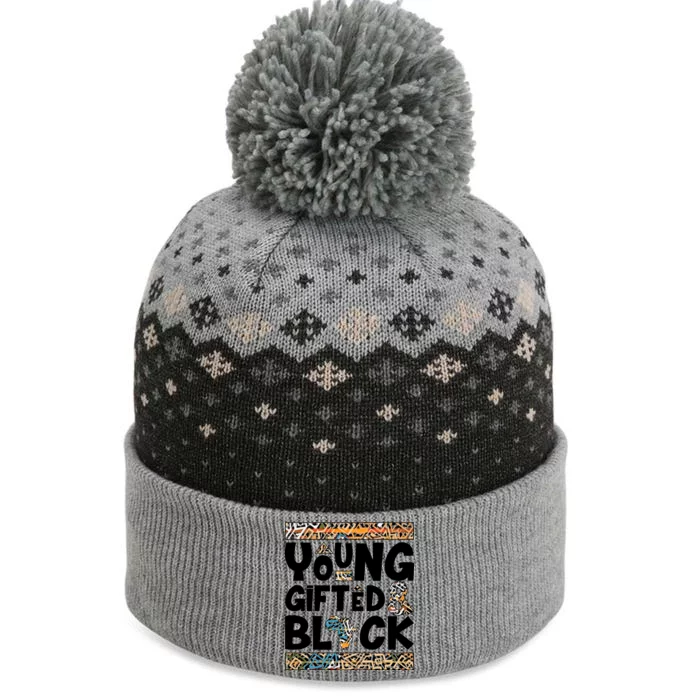 Young Gifted And Black The Baniff Cuffed Pom Beanie