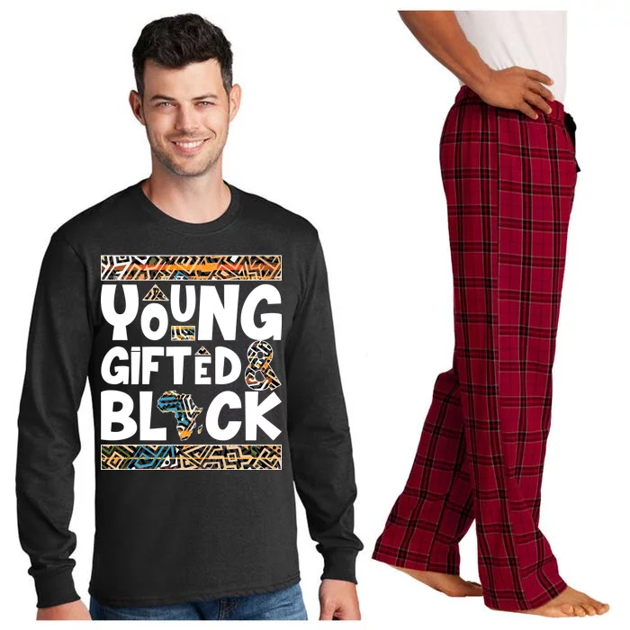 Young Gifted And Black Long Sleeve Pajama Set