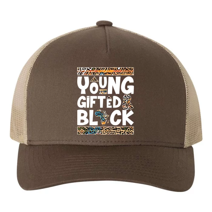 Young Gifted And Black Yupoong Adult 5-Panel Trucker Hat