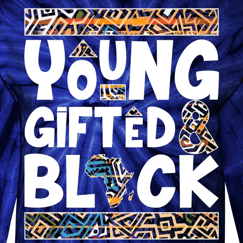 Young Gifted And Black Tie-Dye Long Sleeve Shirt