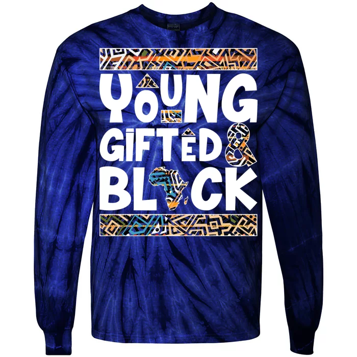 Young Gifted And Black Tie-Dye Long Sleeve Shirt