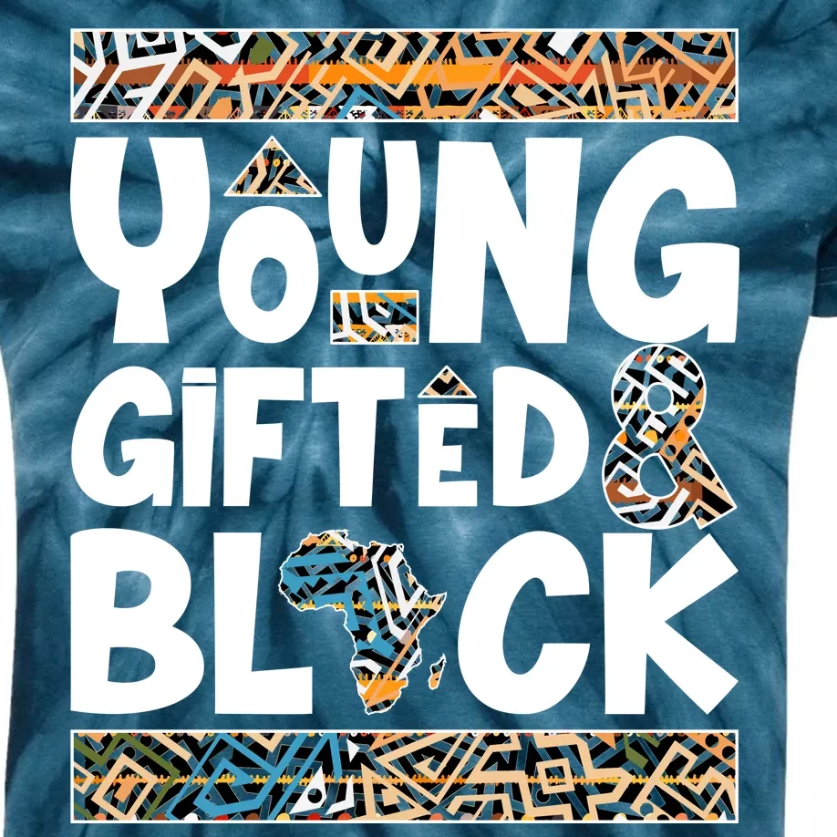 Young Gifted And Black Kids Tie-Dye T-Shirt