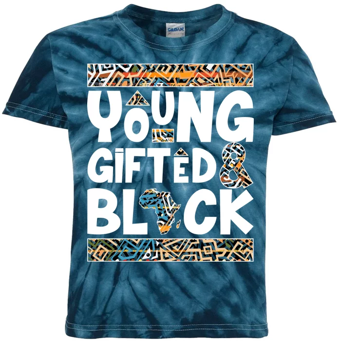 Young Gifted And Black Kids Tie-Dye T-Shirt