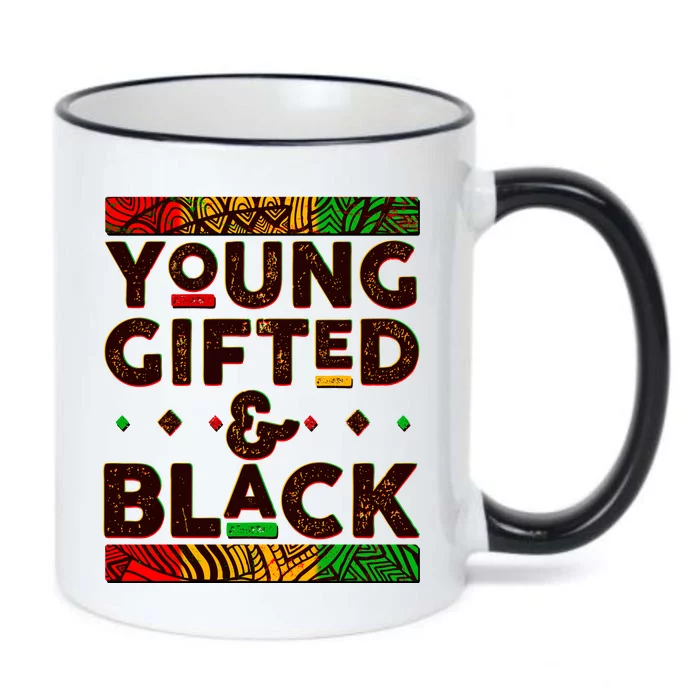 Young Gifted And Black African Colors Black Color Changing Mug