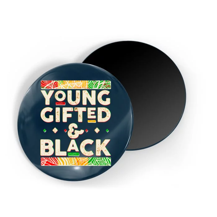 Young Gifted And Black African Colors Magnet