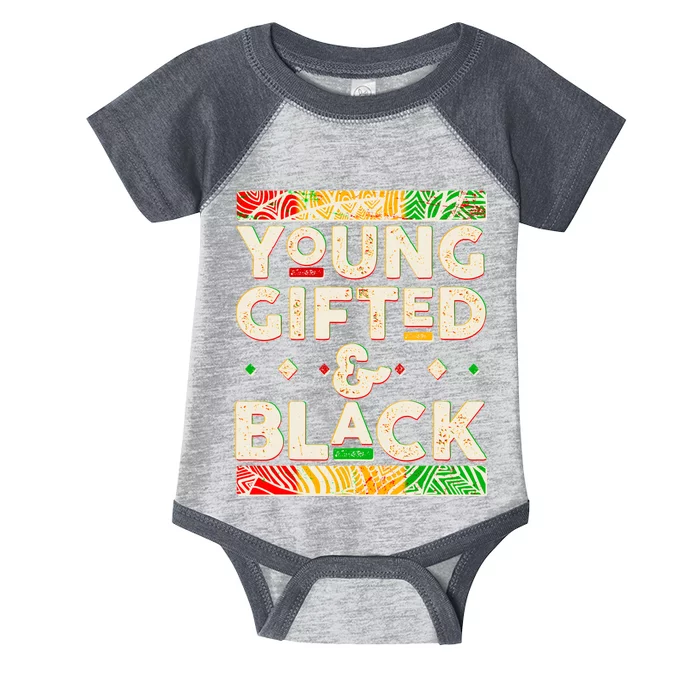 Young Gifted And Black African Colors Infant Baby Jersey Bodysuit