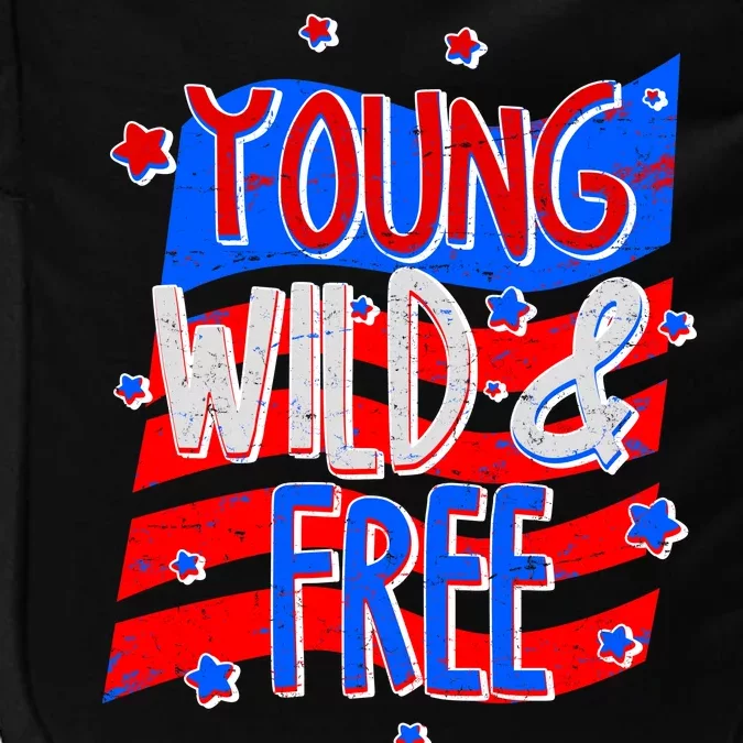 Young Wild & Free Red White & Blue Impact Tech Backpack