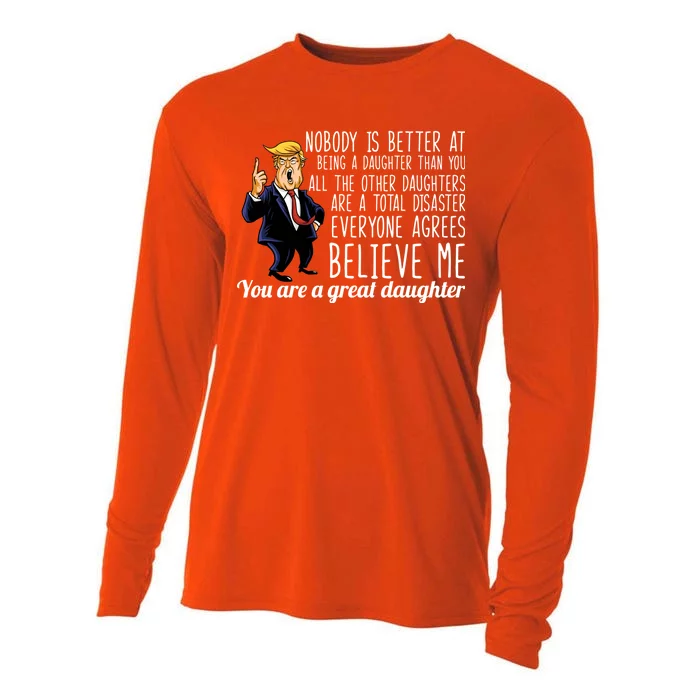 Your A Great Daughter Donald Trump Cooling Performance Long Sleeve Crew