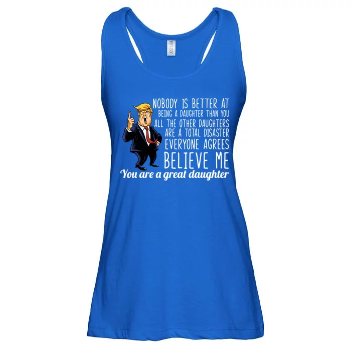 Your A Great Daughter Donald Trump Ladies Essential Flowy Tank