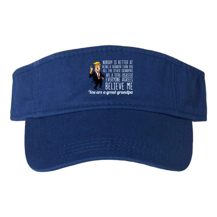 Your A Great Grandpa Donald Trump Valucap Bio-Washed Visor