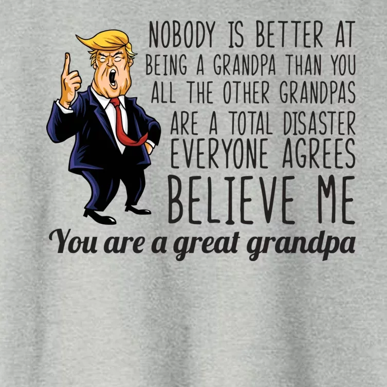 Your A Great Grandpa Donald Trump Women's Crop Top Tee