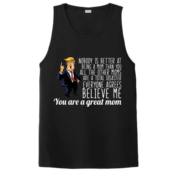 Your A Great Mom Donald Trump Performance Tank