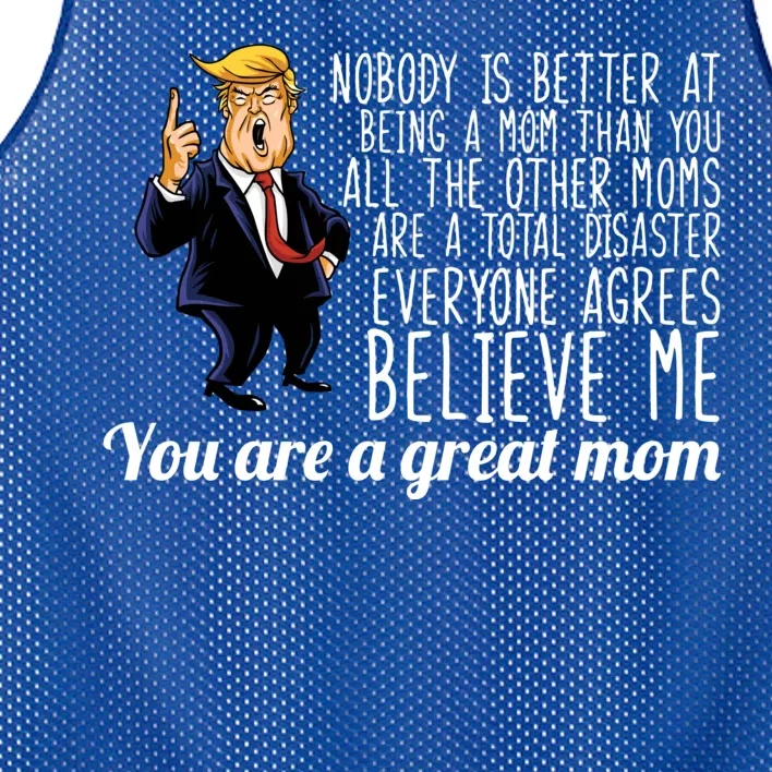 Your A Great Mom Donald Trump Mesh Reversible Basketball Jersey Tank