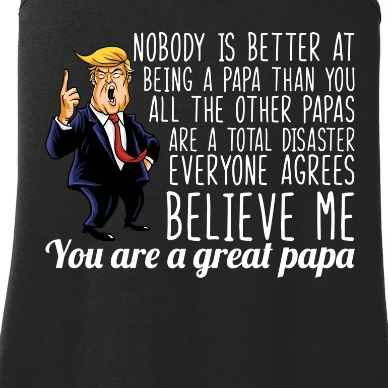 Your A Great Papa Donald Trump Ladies Essential Tank