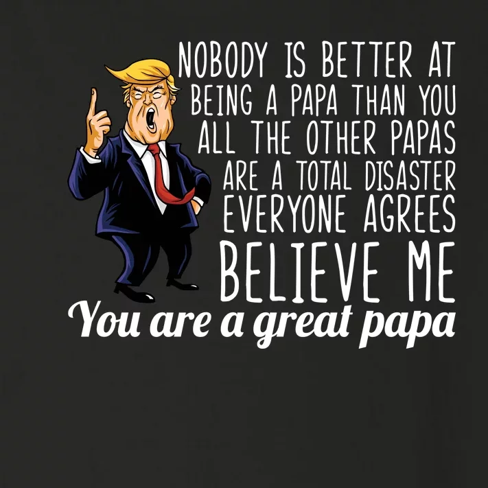 Your A Great Papa Donald Trump Toddler Long Sleeve Shirt