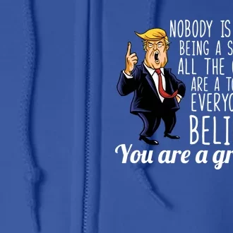 Your A Great Son Donald Trump Full Zip Hoodie