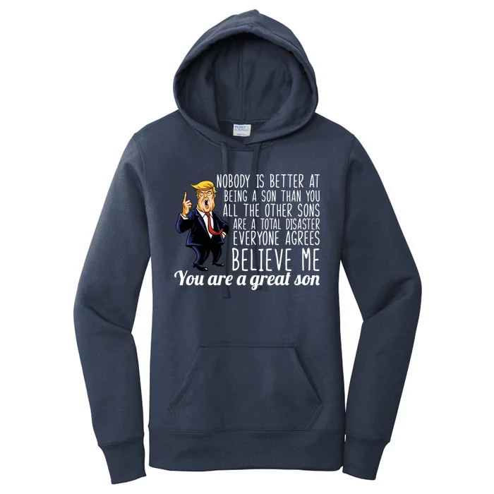 Your A Great Son Donald Trump Women's Pullover Hoodie