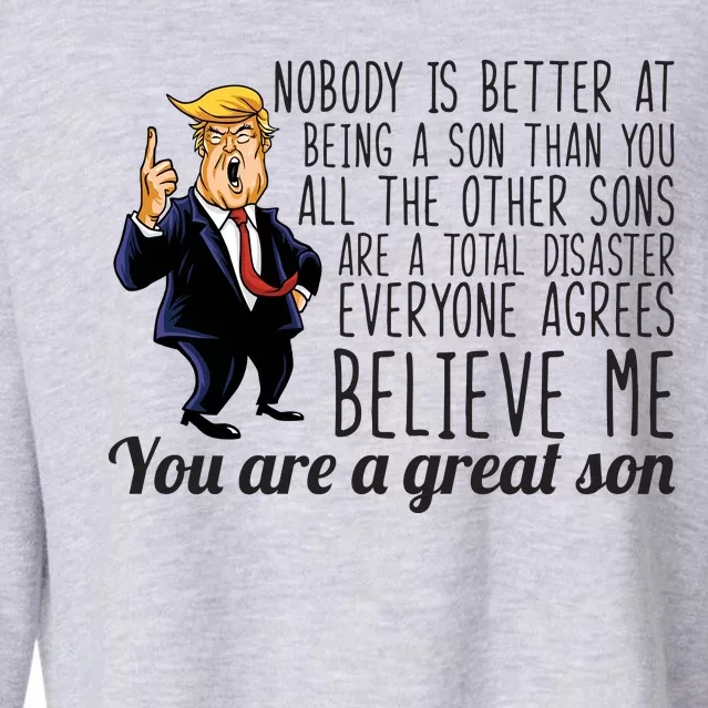 Your A Great Son Donald Trump Cropped Pullover Crew