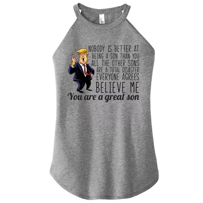 Your A Great Son Donald Trump Women’s Perfect Tri Rocker Tank