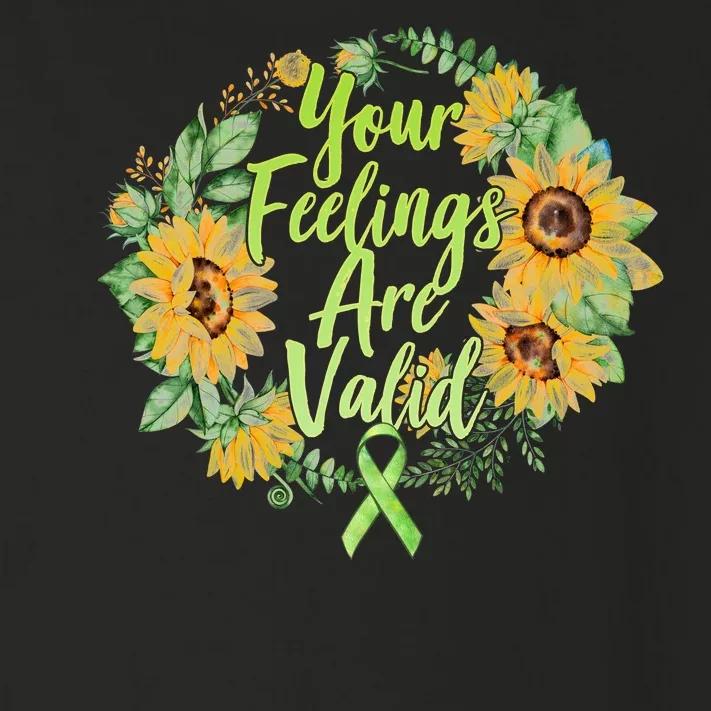 Your Feelings Are Valid Mental Health Awareness Toddler Long Sleeve Shirt